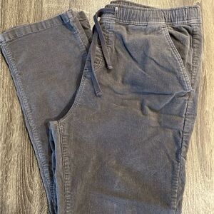 Katin Men's Corduroy Drawstring Pants - Charcoal Gray